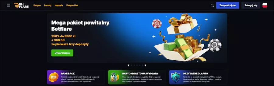 Betflare Casino TOC 8