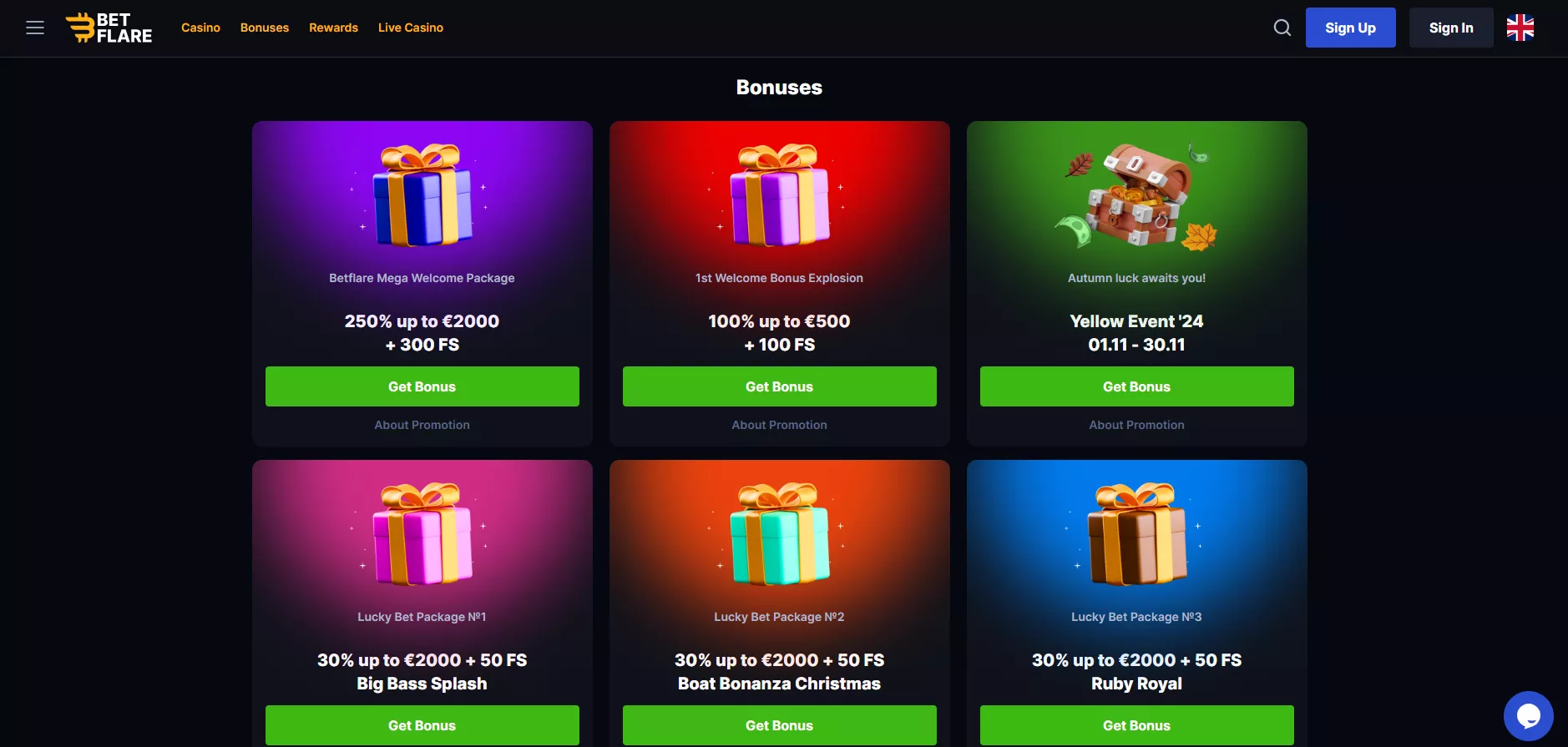 ODBIERZ BONUS - Betflare Bonus - BetFlare | 4